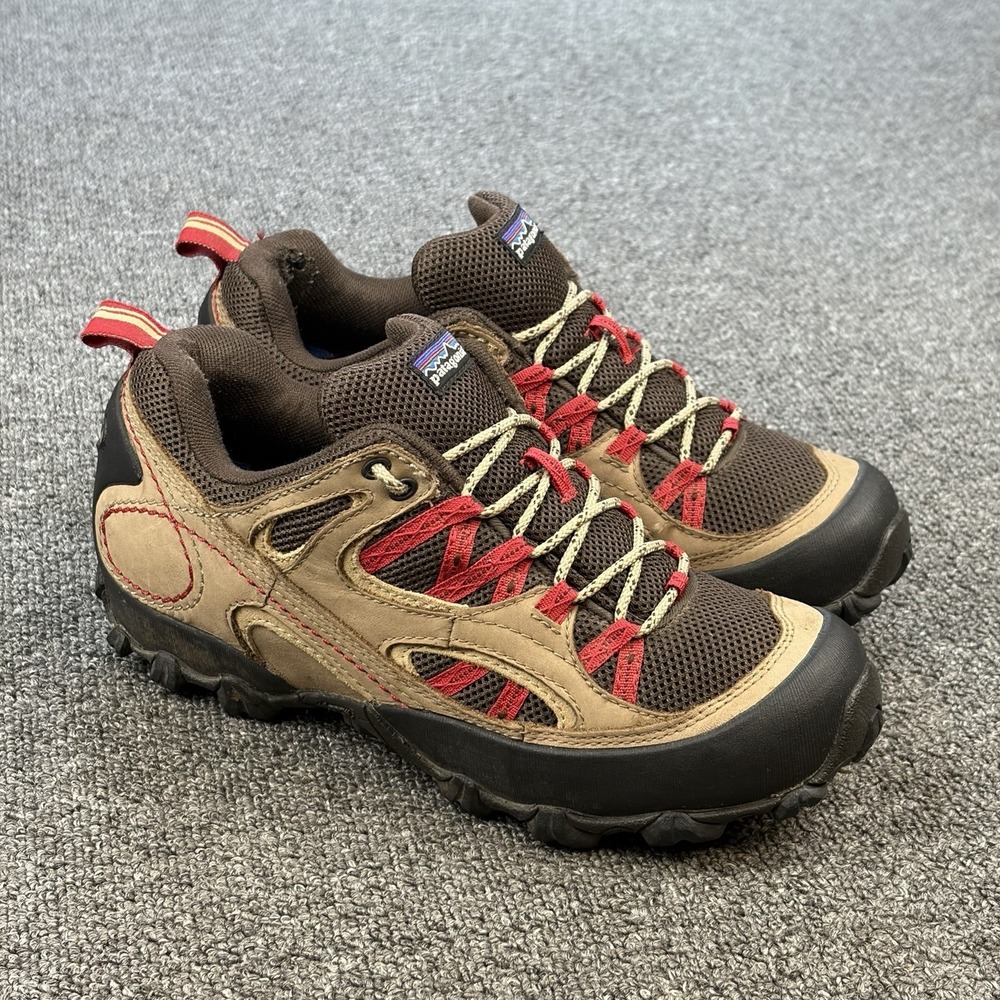 Patagonia Drifter AC Cardamom Poppy Fields Hiking Shoes Womens Size 8 Vibram